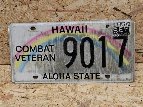 Nummernschild usa hawaii - nummernschild,