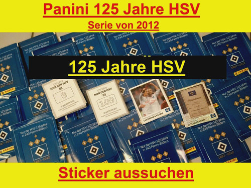 Panini 125 jahre hsv - panini,