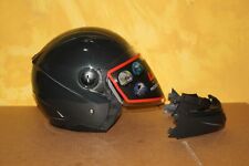 Motorrad Integralhelm und Jet LAZER Corsica Z-Line dunkelgrau - Größe XS