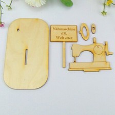 Geldgeschenk Nähmaschine aus Holz Schneiderin Nähen ist wie zaubern können