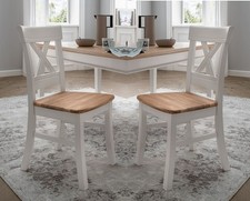Stuhlset 2er Set Massivholz