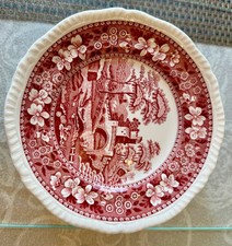 Set 12 Kuchenteller Copelande Spode`s Pink Tower England