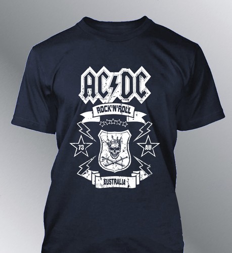 Acdc shirt band musik rock - t-shirt,