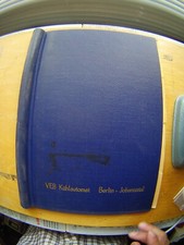 Klemmbinder Klemmmappe A4 - gebraucht mit Spuren "VEB Kühlautomat .."- DDR Arbia