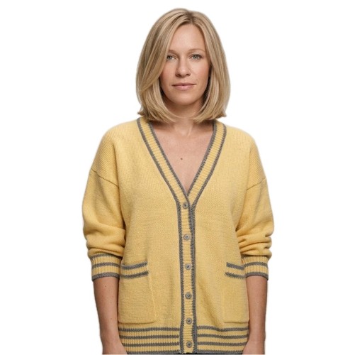 Vintage oversized strickjacke - oversized,