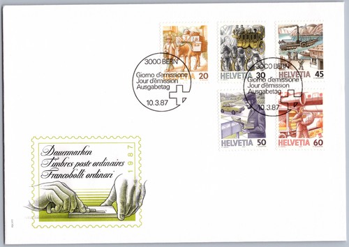 Schweiz fdc bern 1987 - schweiz,
