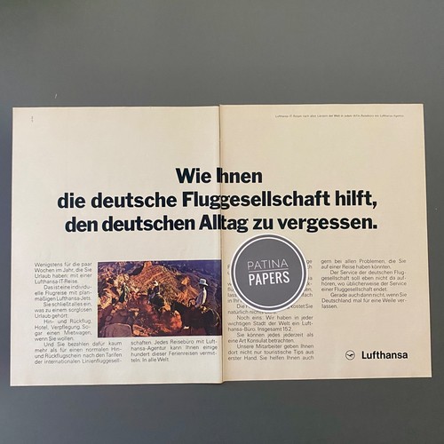 1970 lufthansa reise - 1970,