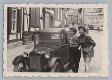 Stolberg Südharz - BMW Dixi Auto Frauen Altstadt - Altes Foto 1950er