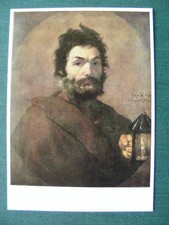 Postkarte Ansichtskarte Kunst Malerei Gemälde Sammlung Porträt Diogenes VEB DDR