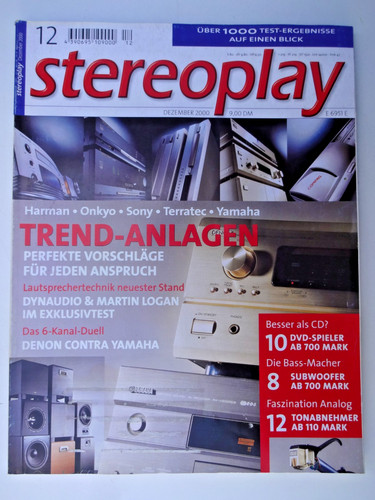 Stereoplay yamaha yst - 12/00,yamaha,