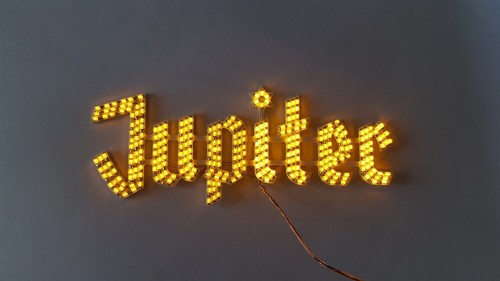 Leuchtschild für jupiter - leuchtschild,