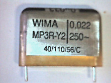 ? 5x MP Y2 Capacitor 22nF 0,022uF 250V~ 250VAC WIMA MP3R-Y2 Kondensator