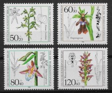 Berlin 1984 ** Satz Mi 724-27 Wohlfahrt Orchideen Knabenkraut Sumpfwurz 092A