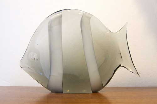 Scalar fisch glas objekt - glas,