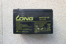 Bleibatterie Long,WP 7,2-12, 12V, 7,2Ah