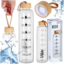 Wasserflasche Glasflasche