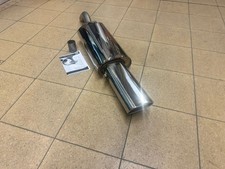 Edelstahl Endschalldämpfer VW