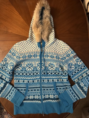 Bogner strickjacke damen - strickjacke, blau