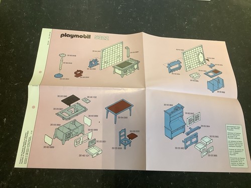Playmobil alte bauanleitung - playmobil,