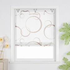 Transparent Raffrollo mit