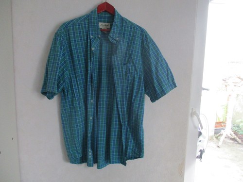 Sommer herren hemd grün blau - sommer-herren-hemd,, grün-blau