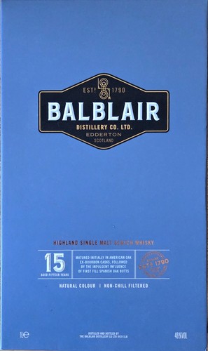 Balblair whisky 0 l - balblair, 1,0