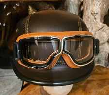 Chopper Helm Biker Helmet mit