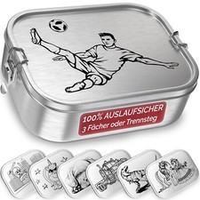 TAKWAY Edelstahl Brotdose mit Fächern 800ml | auslaufsichere Lunch Box | B-Ware