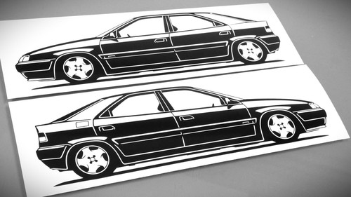 Citroen xantia aufkleber - citroen,
