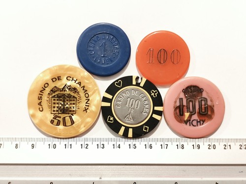 Paket wertmarken kasino - 5,