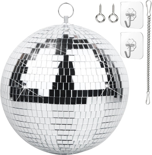 Spiegel discokugel 20cm - spiegel-discokugel,