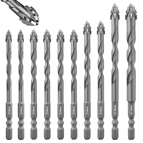 Exzenterbohrer set tlg - set, 10-tlg