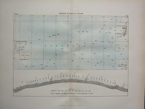 C1890 antik landkarte - c1890, ~