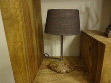 Tischleuchte Tischlampe Ostseestein Stein