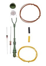 Viessmann H0 6728 Bausatz Einheits-Gaslaterne, grün, LED warmwei