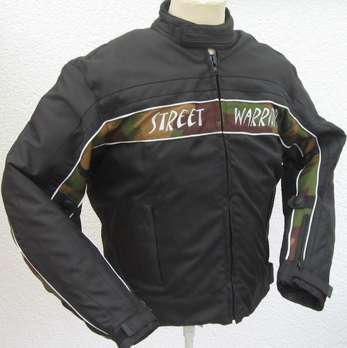 Motorradjacke schwarz