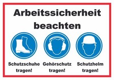 Arbeitssicherheit Füße Ohren