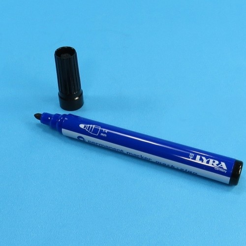 Permanent marker stift schwarz - marker,