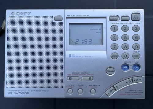 Sony icf sw7600gr - sony, icf-sw7600gr