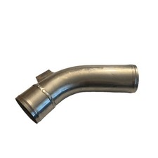 45° Alu-Bogen Ø 60/63mm MAP Sensor Anschluss Aluminium Rohrbogen Rohr Turbo LLK