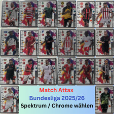 Topps MATCH ATTAX 25/26 Bundesliga 2025/2026 - SPEKTRUM / CHROME Karten wählen