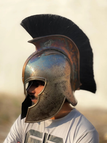 Achilles troja helm spartaner - helm,
