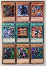 Yugioh! Dunkler Magier Dunkles Magier Mädchen Magier Des Chaos Set YGLD NEU!