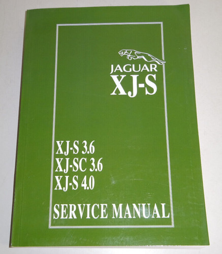 Werkstatthandbuch jaguar xjs - werkstatthandbuch,
