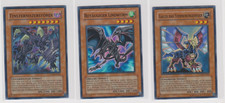 GX Tag Force 3 Promo YuGiOh - GX06 - 001 002 003 - Rotäugiger Lindwurm - NM