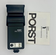 Porst MDC 400-2 Blitz Blitzgerät Aufsteckblitz Pentax Canon Nikon Minolta Leica