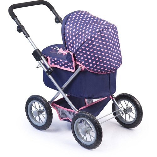 Puppenwagen trendy dunkelblau - puppenwagen,