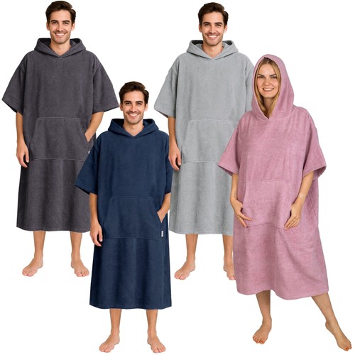 Frottee badeponcho damen - frottee,