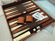 Backgammon Kunstlederkoffer