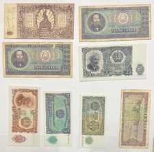 Paket 8 Geldscheine Bank-